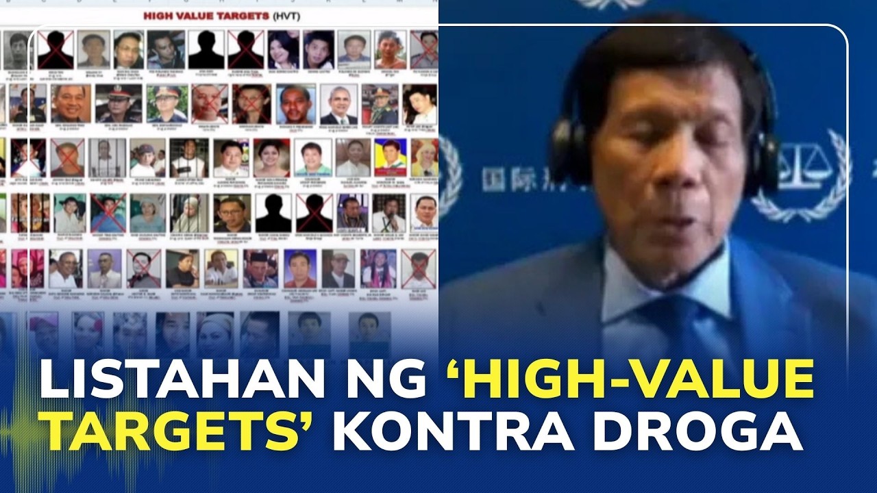 ‘PRRD list’ of high-value drug targets presented at Duterte's ICC hearing | (24 February 2026)