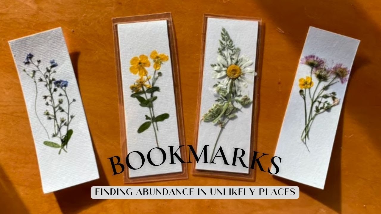 Pressing Flowers - Flower Series Vol. 1 - Bookmarks & Abundance