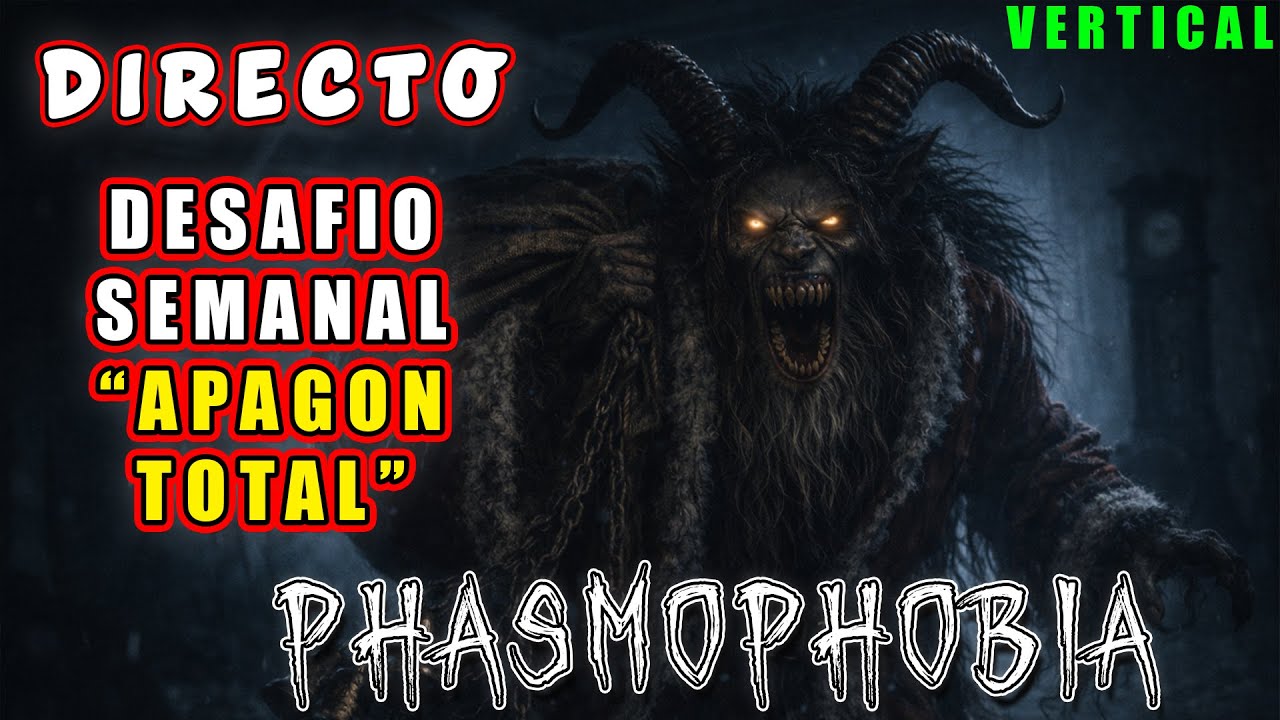 VERTICAL Phasmophobia 😱 Lights Out! — desafío sin luz ni linternas 🕯️