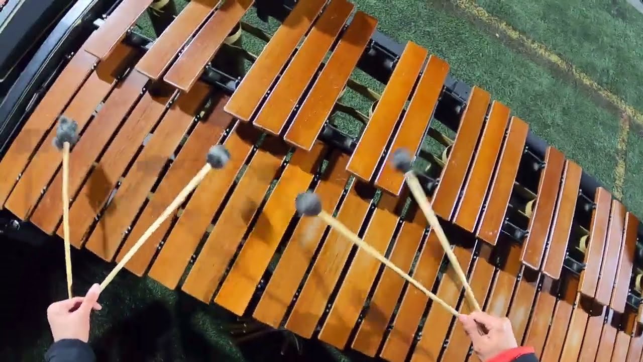 Novi Marching Band 2023 - Passport to Adventure - Victor Marimba Head Cam