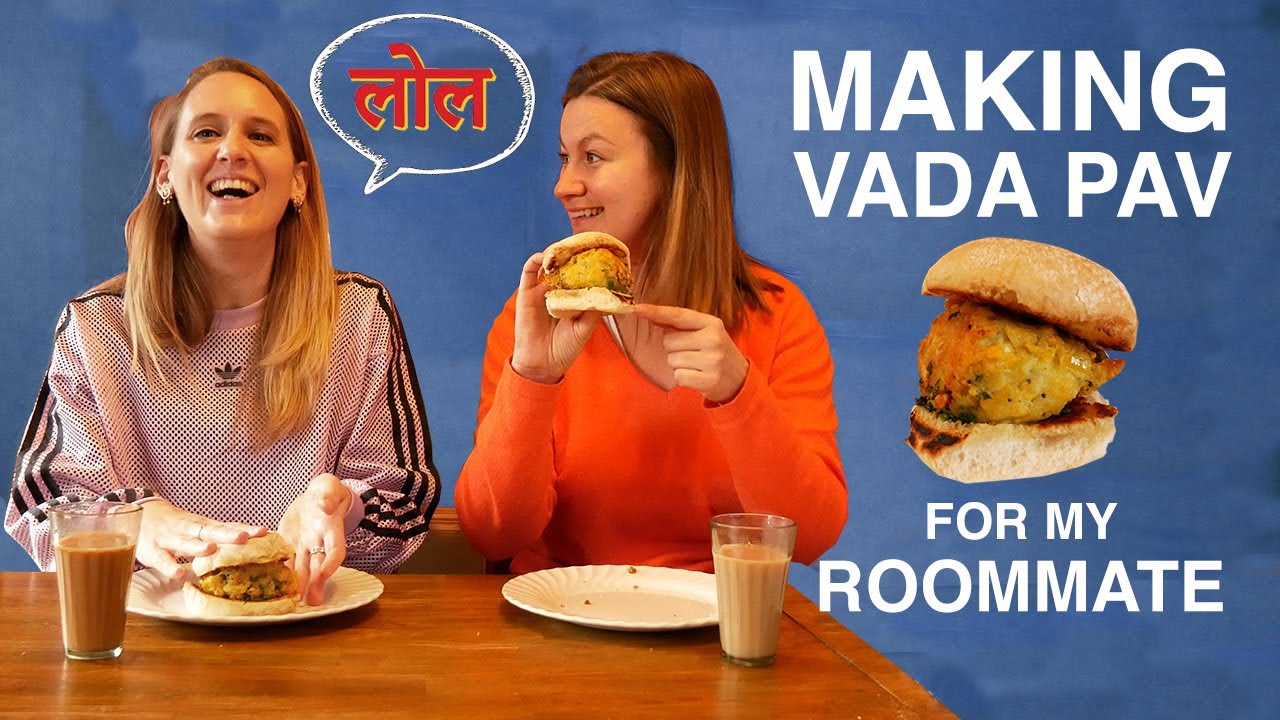 MAKING VADA PAV FOR MY ROOMMATE | MAINE MERE ROOMMATE KE LIYE BANAYA VADA PAV | वड़ा पाव | 4K VIDEO