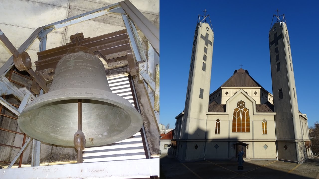 DUNAÚJVÁROS (H), A katolikus újtemplom harangjai/Die Glocken der Neuen katholischen Kirche