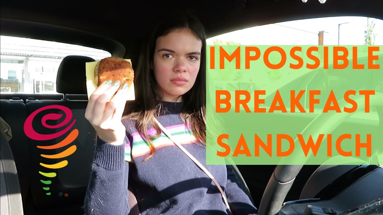 Jamba Juice Impossible Breakfast Sandwich Review! | Isis Lisette