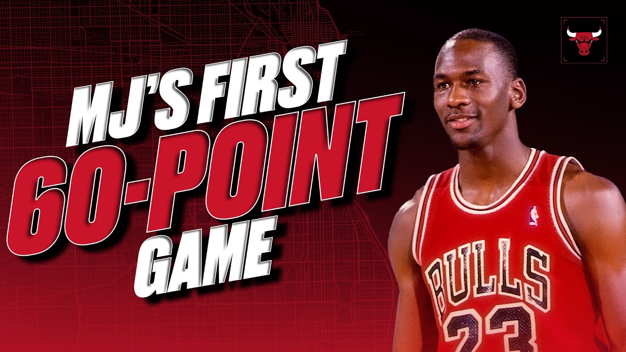 Young Michael Jordan's DOMINANT 61 points vs. Detroit (1987)
