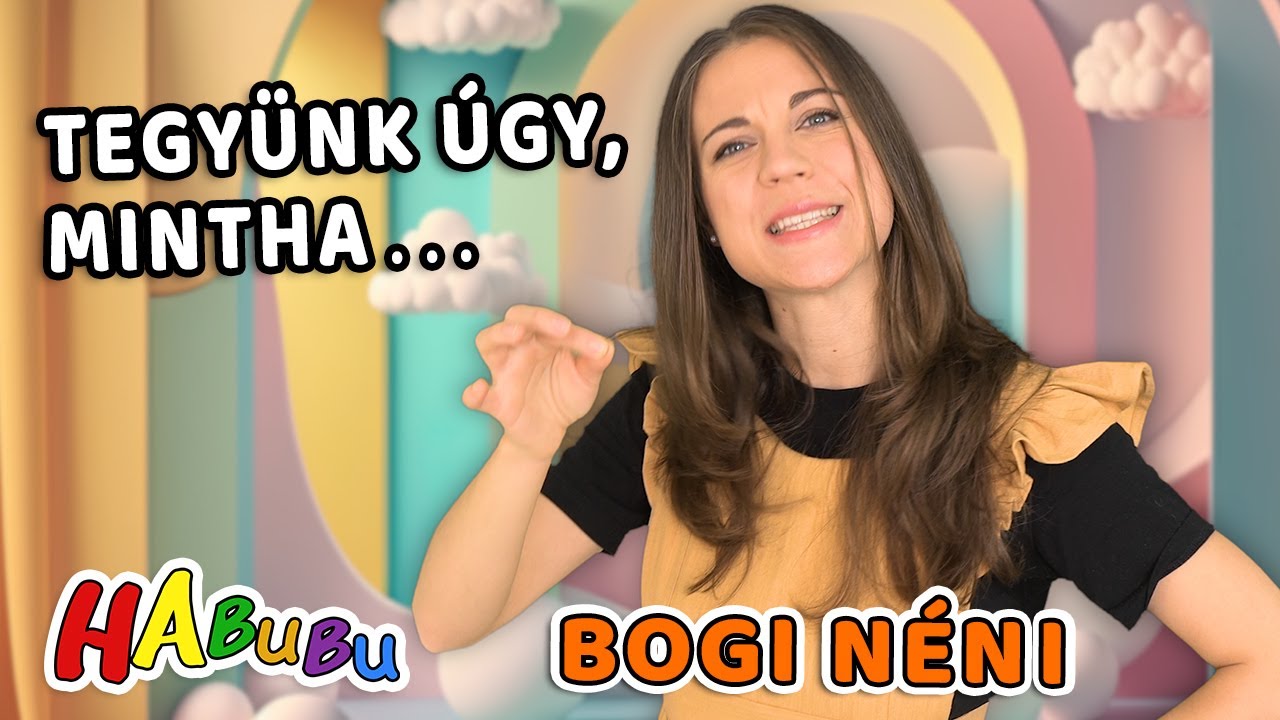 Játszunk! Tegyünk úgy, mintha... játék | Utánozós játék | Bogi Néni