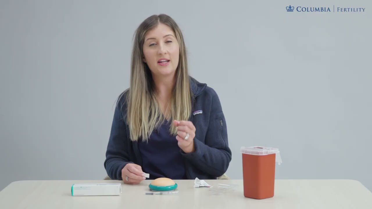 How to administer your Ovidrel injection.