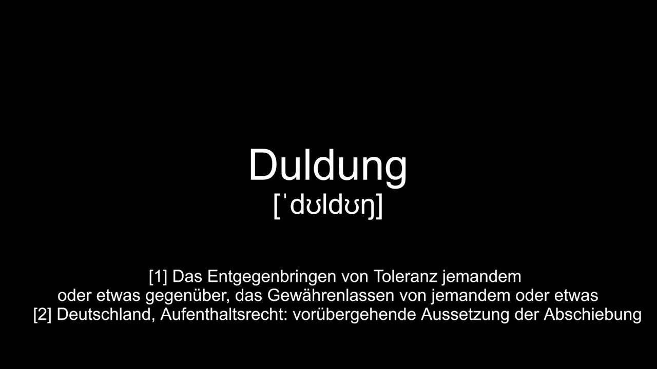 Was du nicht siehst - Leben in Duldung