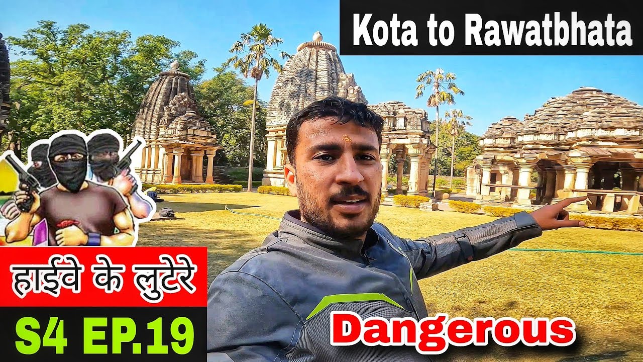 Almost Got ROBBED On KOTA TO RAWATBHATA Road | Rajasthan Motorcycle Tour EP.19