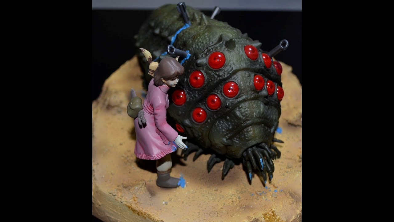 Ohmu with Nausicaa Model Kit Time Lapse Paint and build