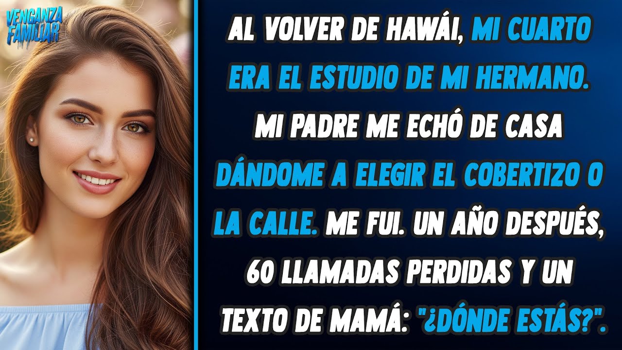 Me echaron para darle mi cuarto a mi hermano como estudio. Un año después…