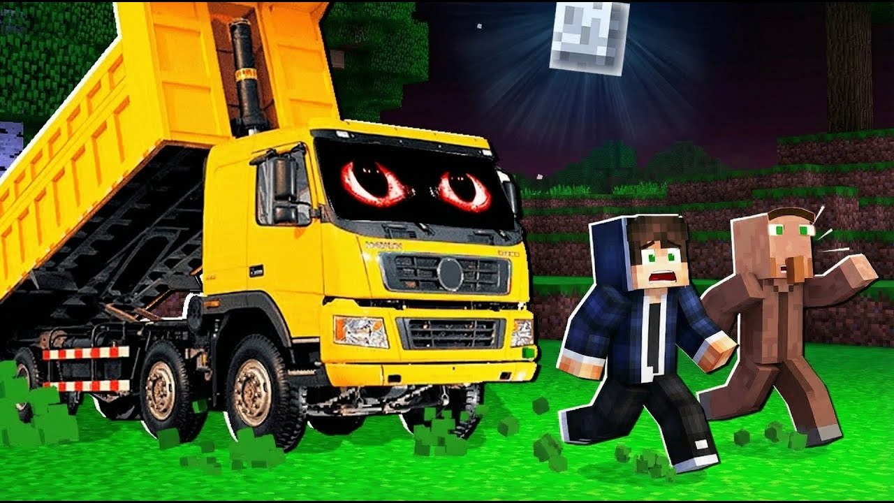 Rage I Kovalski Beže Od Čudovišta Kamiona Za Smeće U 3 Ujutru u Minecraftu...