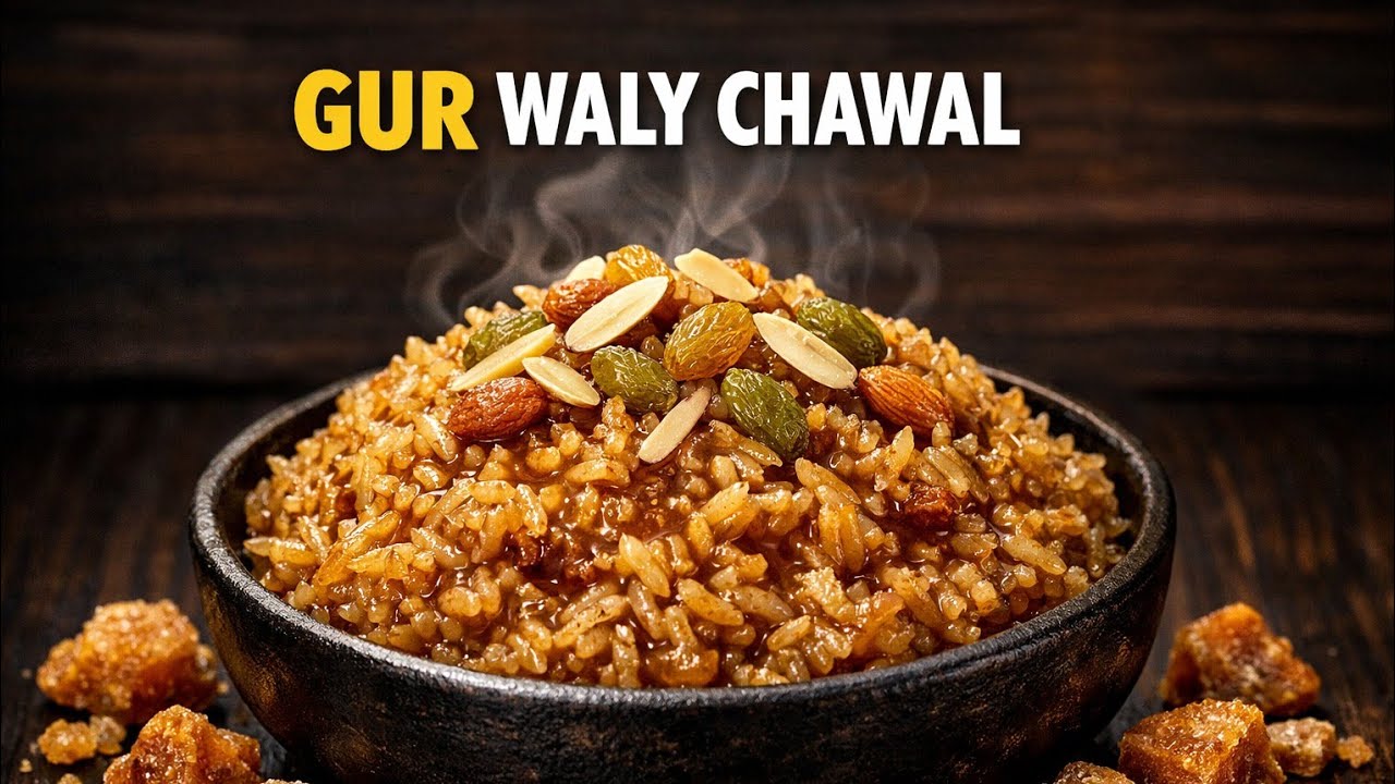Gur Waly Chawal | Desi Meethi Recipe | Traditional Pakistani Sweet Rice