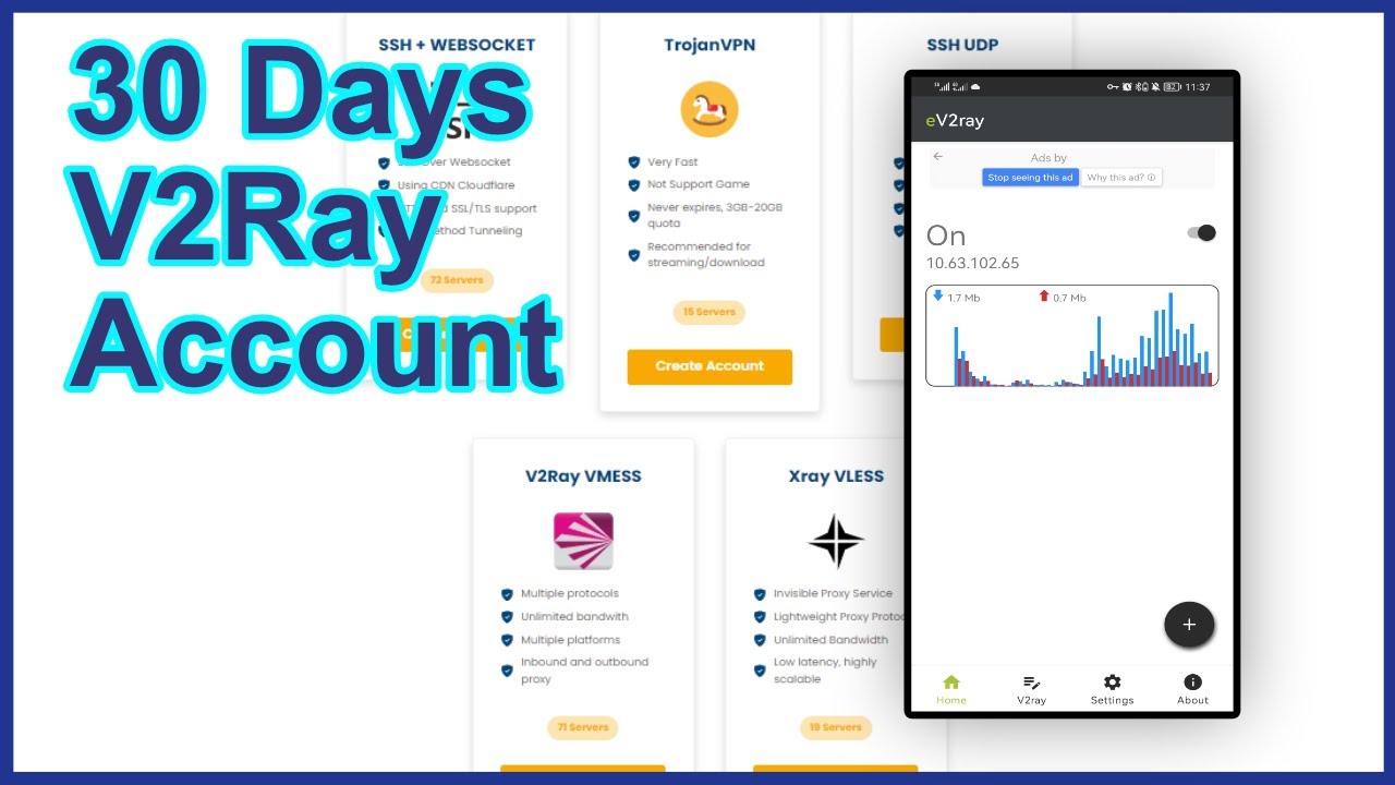 How to Create a 30 Days Free V2Ray Account