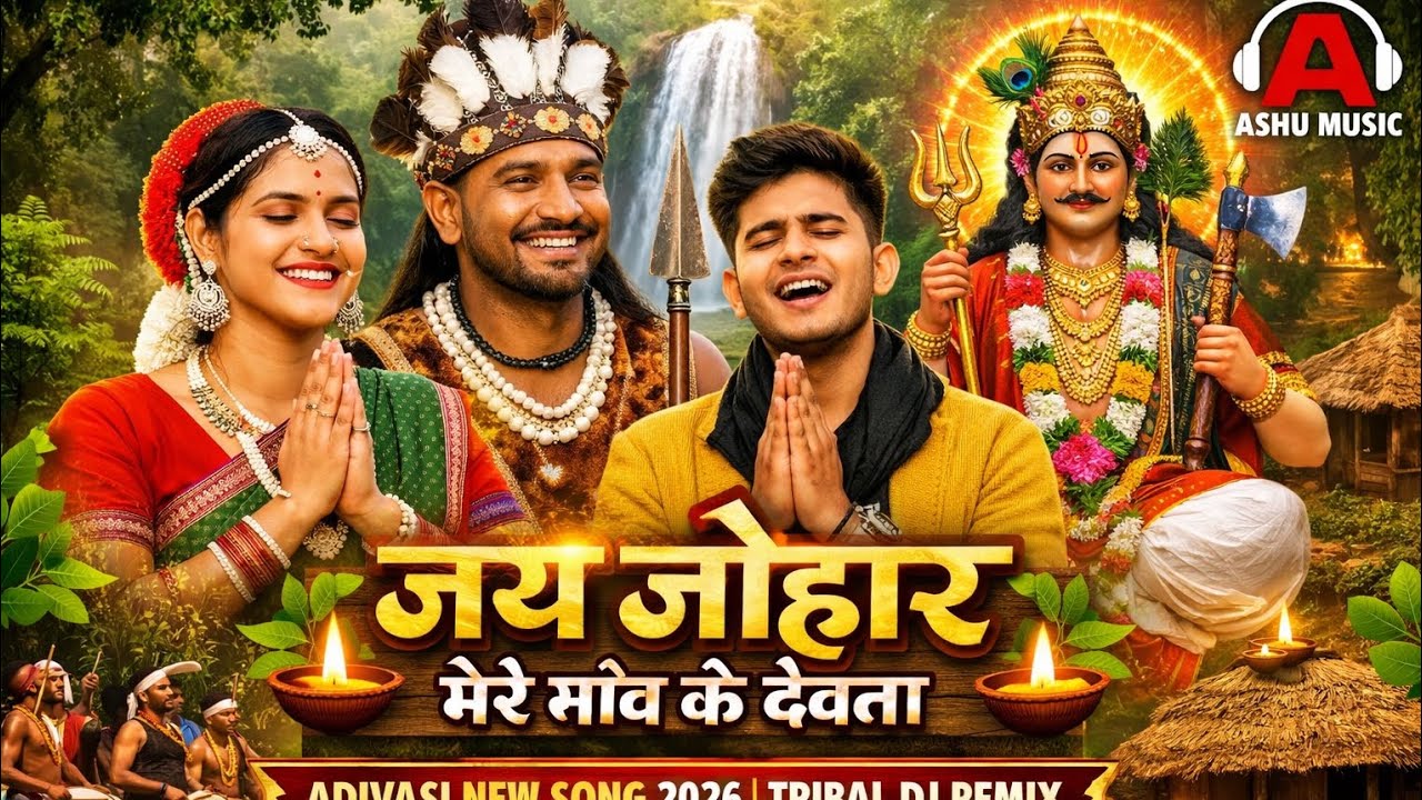 जय जोहार मेरे गांव के देवता | Adivasi New Song 2026 | Tribal DJ Remix | Jai Johar Song ! Ashu Music 