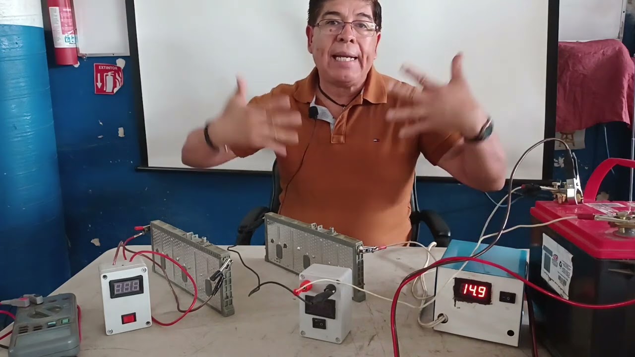 VIDEO # 10 CARGA Y DESCARGA DE UNA CELDA DE BATERIA HIBRIDA