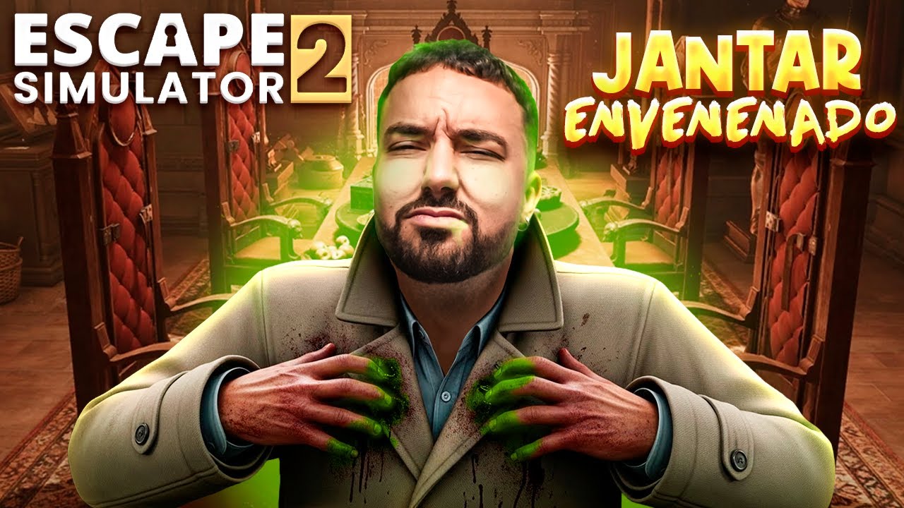 ESCAPE ROOM SIMULATOR #2 PRESOS NA SALA DE JANTAR DO VAMPIRO !