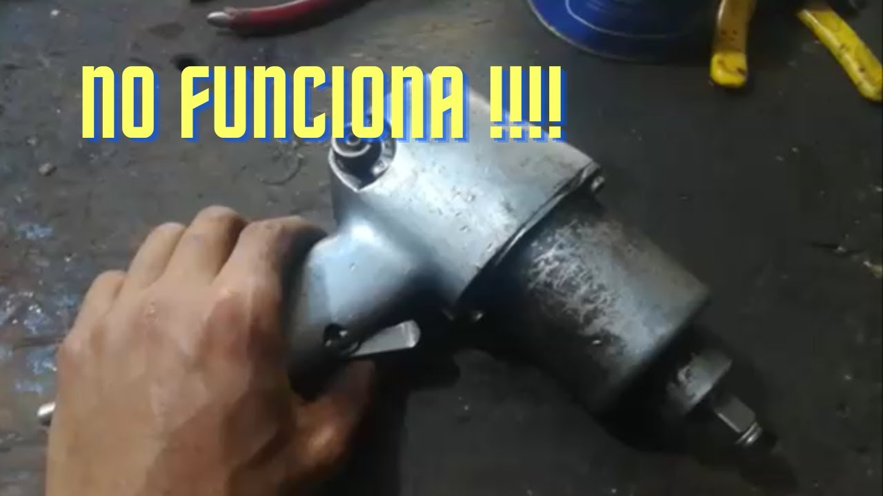 Pistola  de impacto neumática no funciona