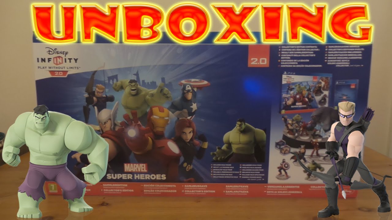 Disney Infinity 2.0 Marvel Super Heroes: Collectors Edition PS4 Unboxing