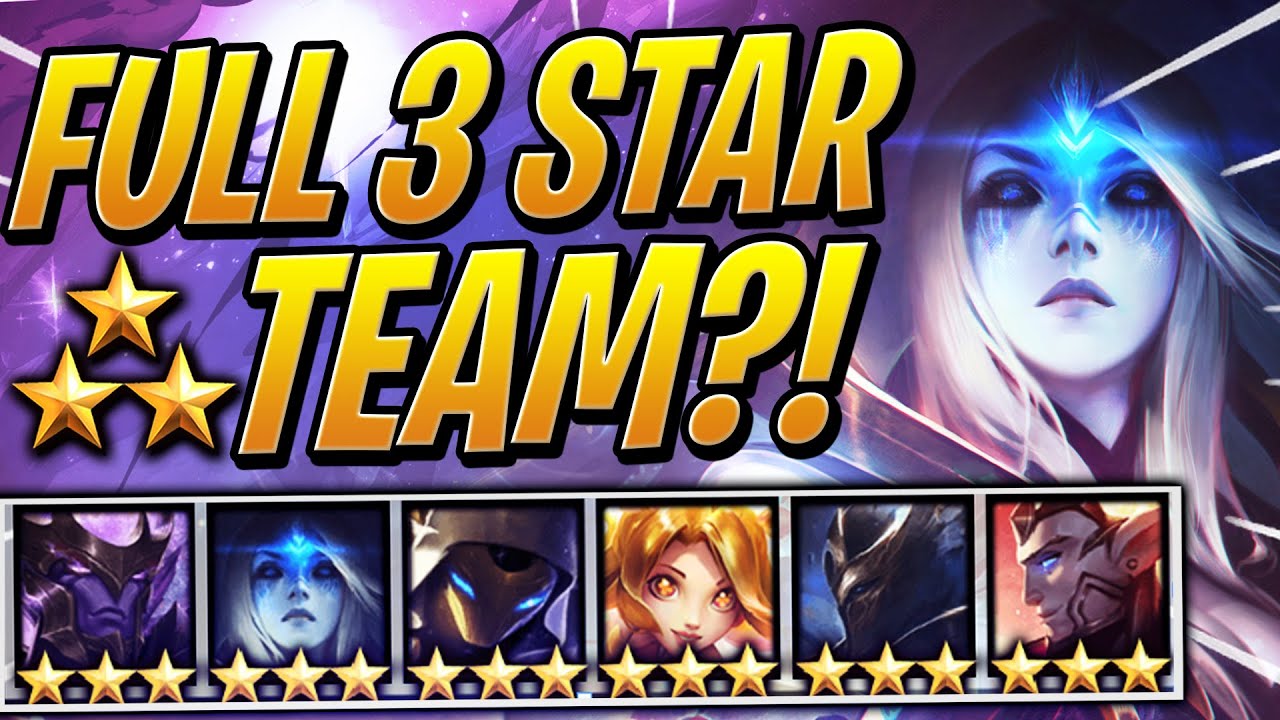 My ENTIRE TEAM is 3 STARRED! ⭐⭐⭐ Hyper Roll Protector! | TFT Set 3 | Teamfight Tactics Galaxies