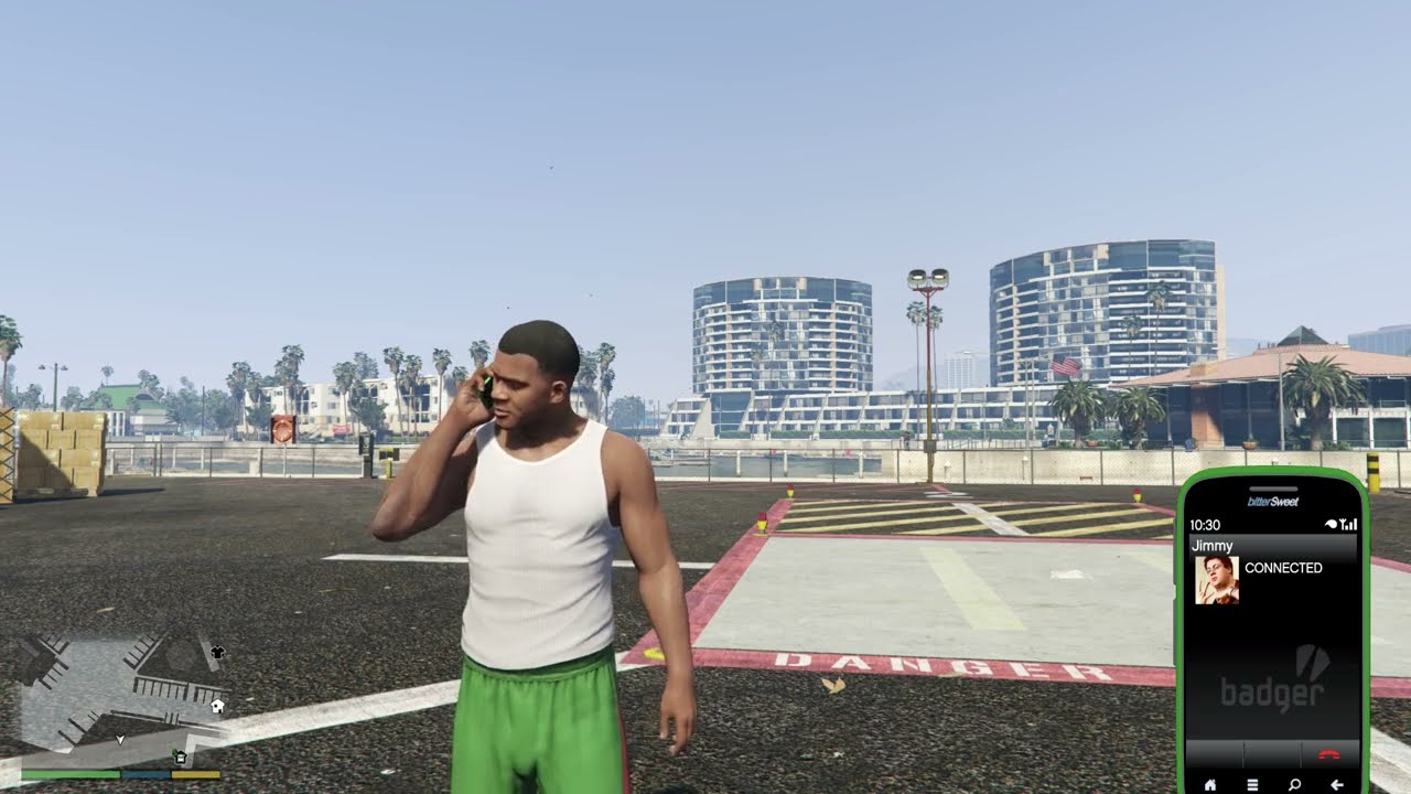 Jimmy calls Franklin after Michael's death - GTA 5