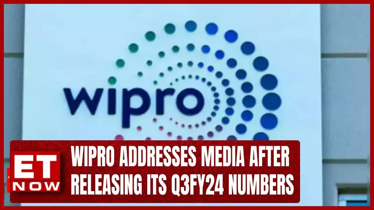 Wipro Addresses Media After Releasing Its Q3FY24 Numbers | ET Now
