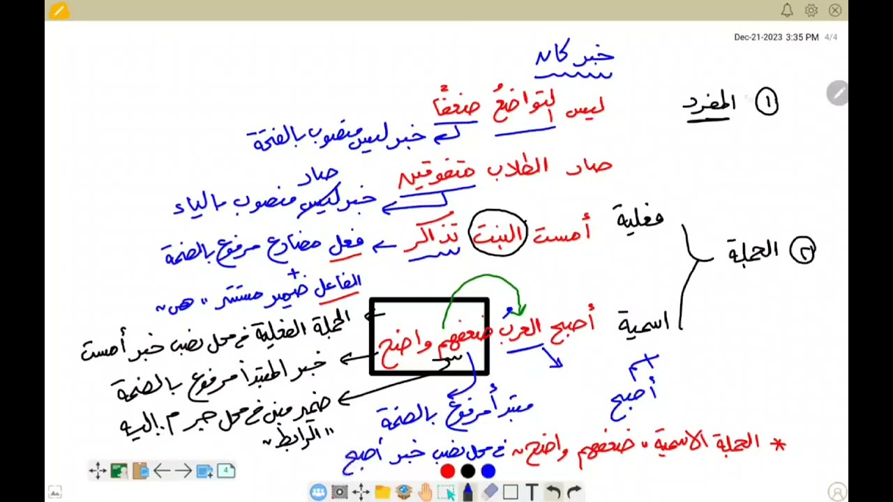 بقية شرح درس كان الناقصة والتامة #نحو #قواعد_نحوية #ثانوية_عامة