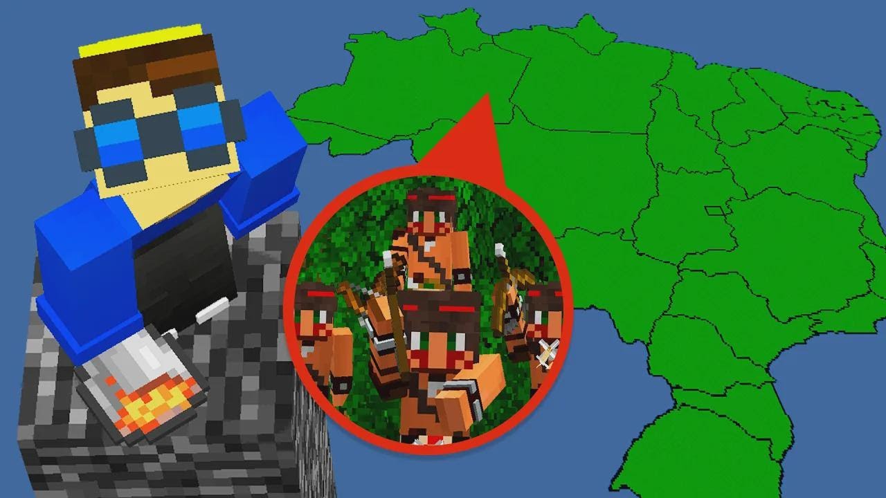 I put 300 players in the Amazon Rainforest in Minecraft