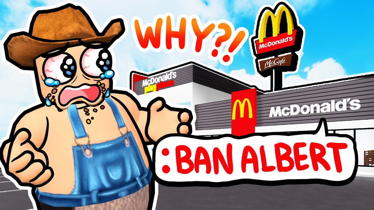 BANNED FROM ROBLOX MCDONALD'S