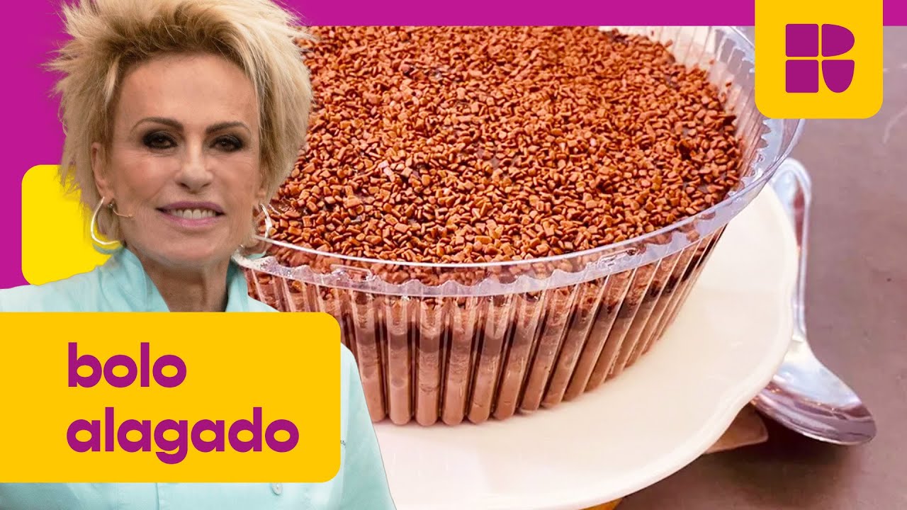 Bolo ALAGADO de chocolate! | Ana Maria Braga | Mais Você