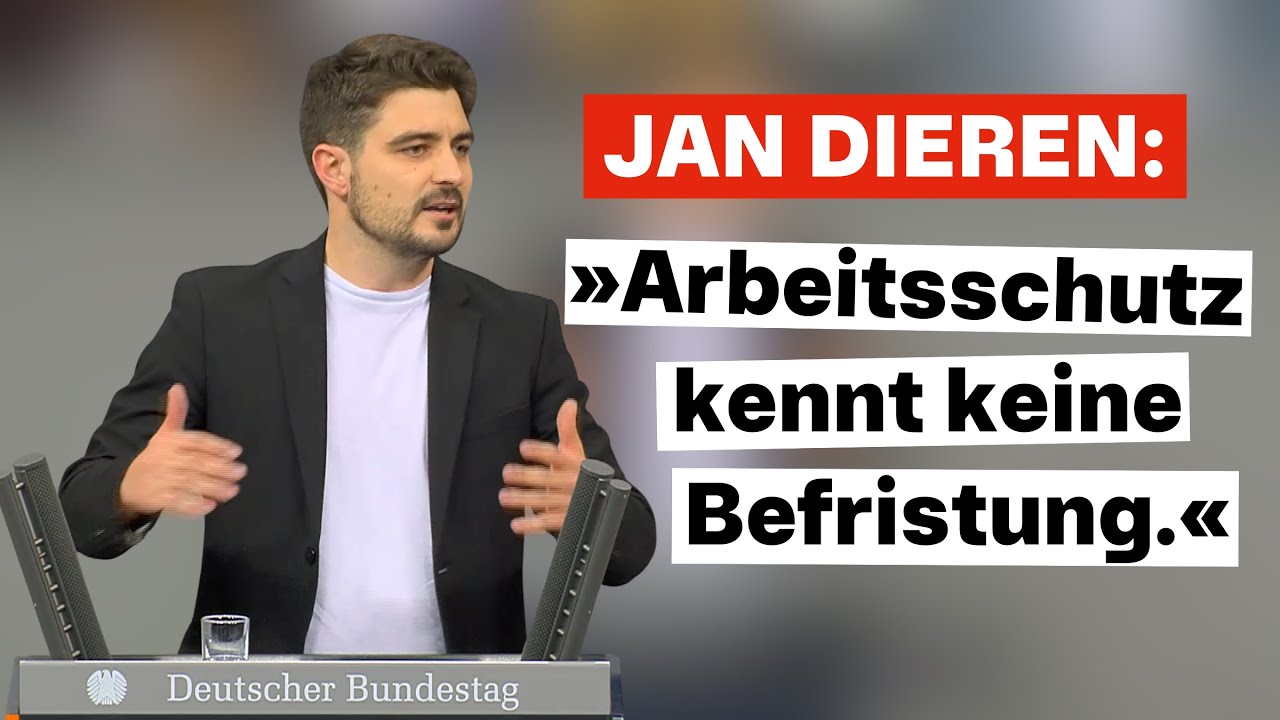 Jan Dieren: Entfristung beim Paketboten-Schutz-Gesetz ist richtig.