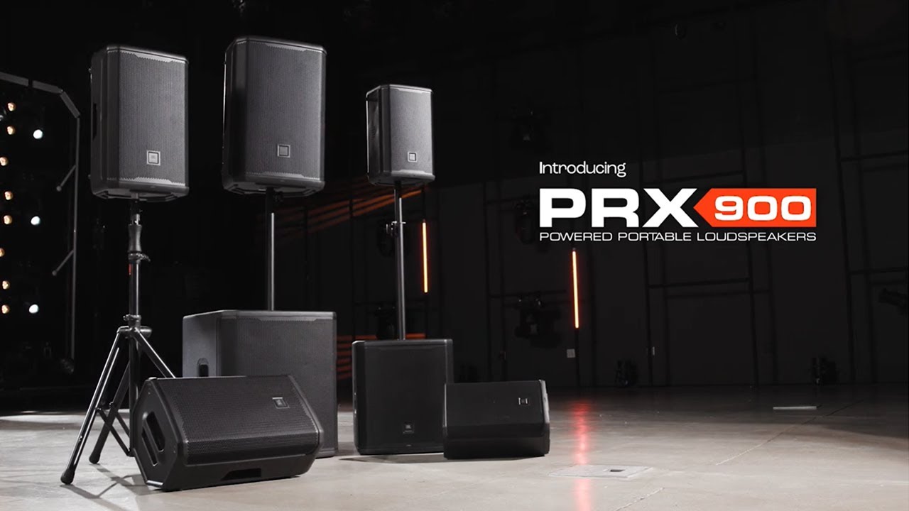 JBL Pro PRX900 Powered Portable PA Loudspeakers: Quick Look