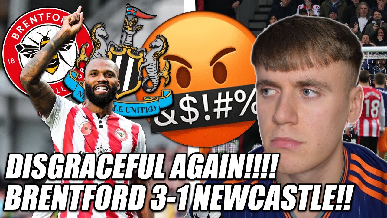 *ОПЯТЬ ПОЗОР!!!* БРЕНТФОРД ПРОТИВ НЬЮКАСЛА 3-1 ГОВОРЕНИЕ!