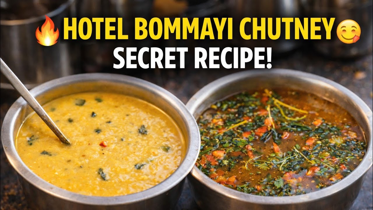 హోటల్ స్టైల్ బొంబాయి చట్నీ😋 | Secret Andhra Hotel Recipe 🔥#Andhra #BommayiChutney #viralpenguin #diy