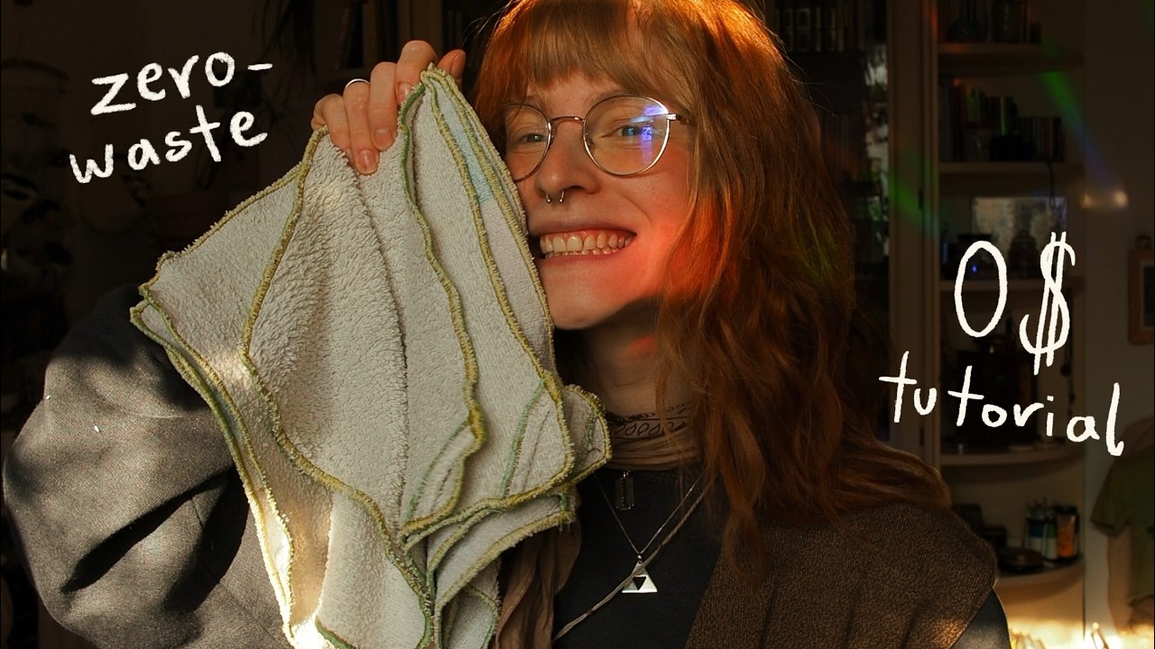 DIY kitchen-wipes | easy, quick, sustainable sewing tutorial