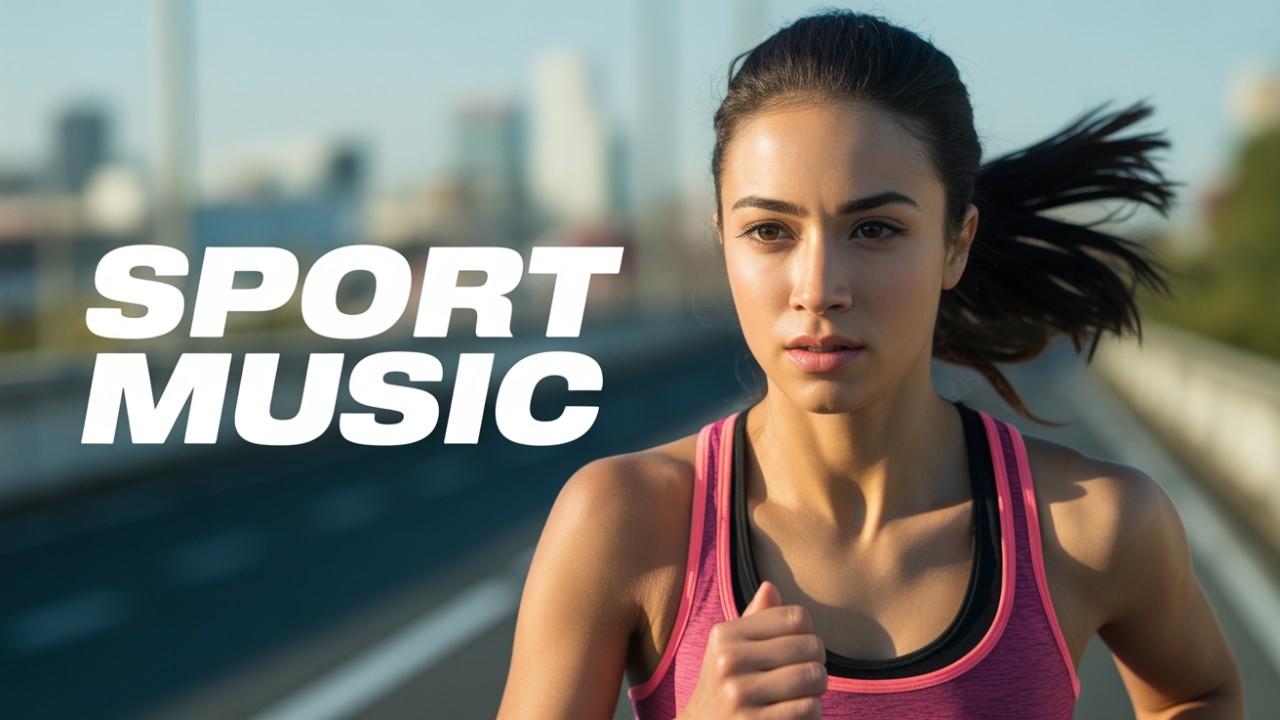 Musica per correre, allenamento in palestra, fitness aerobica.