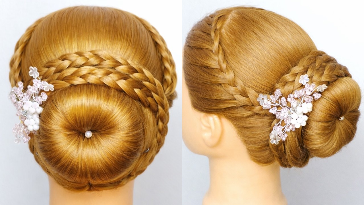 Bun Hairstyle for Girls | Latest Trending Viral Hairstyle Bun | Bridal Bun Hairstyle for Wedding