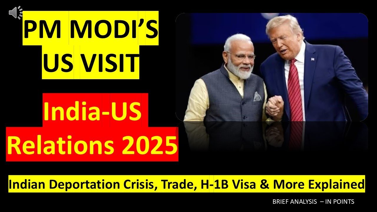 PM Modi&rsquo;s US Visit 2025 | Big Talks on Trade, H-1B Visas & Defense with Trump
