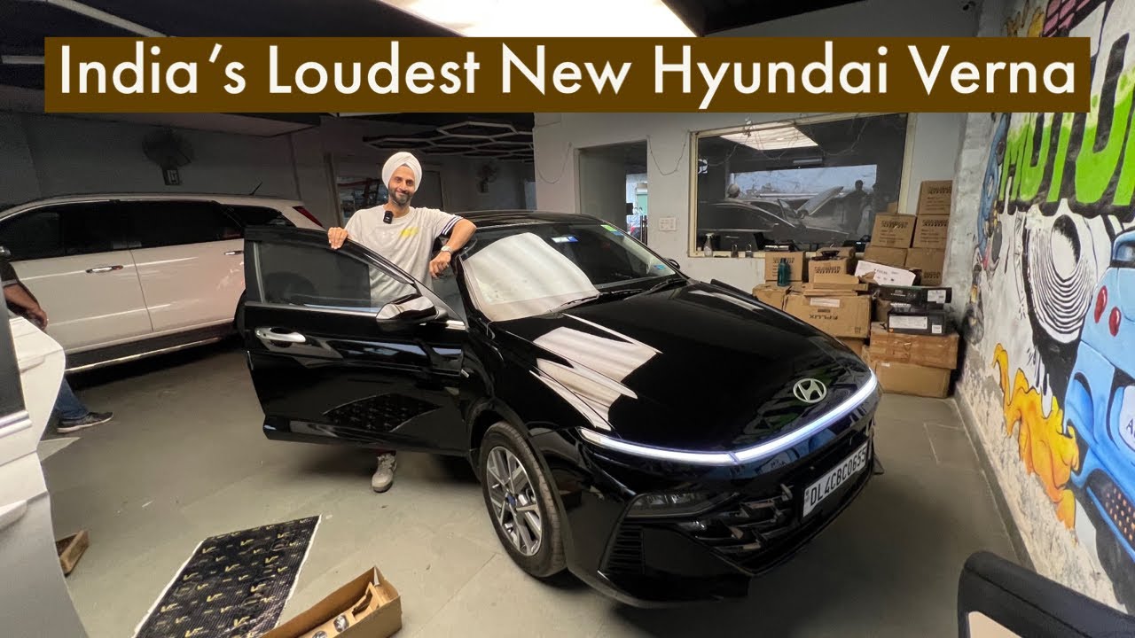 India's Loudest New Hyundai Verna | 2023 Hyundai Verna Audio Upgrade | Audio Upgrade For All Cars
