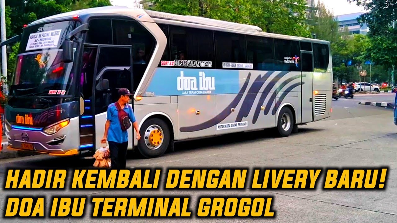Hadir kembali bus doa ibu dengan corak yang terbaru di terminal grogol juli 2025