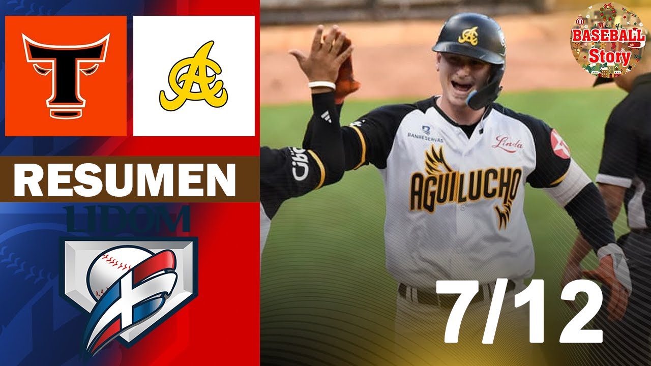 Resumen: &Aacute;guilas Cibae&ntilde;as Vs. Toros del Este Serie Regular  (7/12/2025)