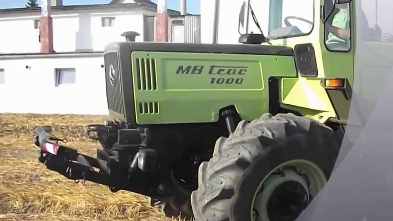 MB Trac 1000 mit Frost Grubber/ żniwa 2013, gruberowanie