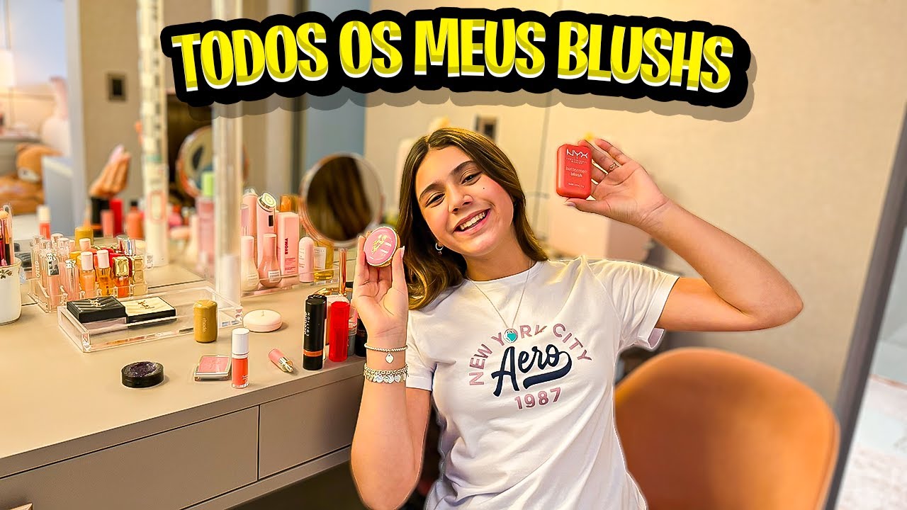 TOUR PELOS MEUS BLUSHS 💕✨ COLEÇÃO COMPLETA