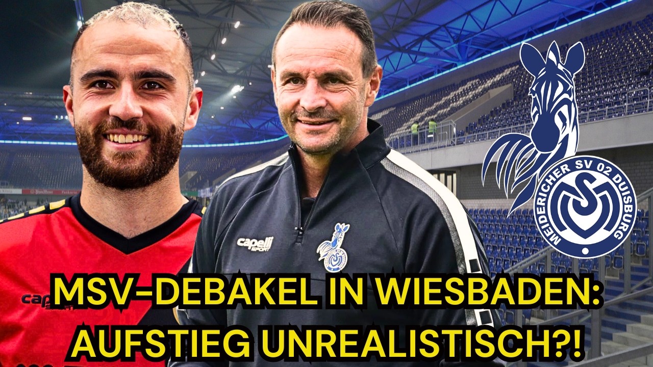 MSV kassiert 1:6 KLATSCHE - AUFSTIEG nur Träumerei?