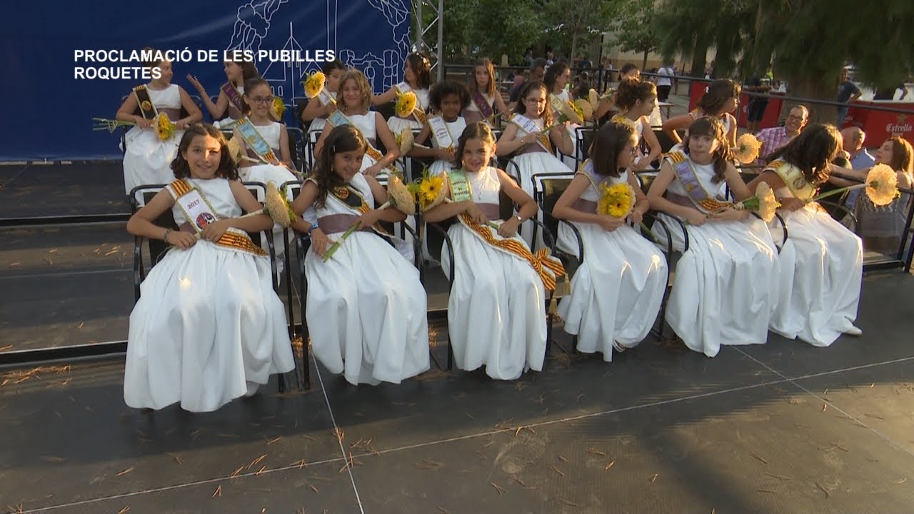 Festes Majors de Roquetes 2018: Proclamaci&oacute; de les pubilles i pubilletes