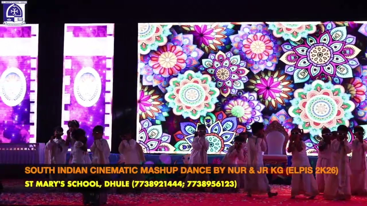 South Indian Mashup Dance by Nursery & Junior KG | Elpis 2K26