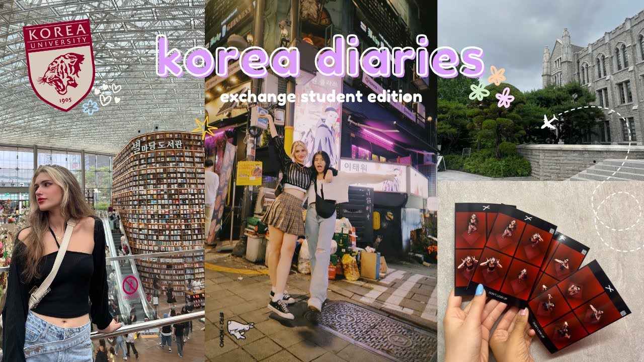 KOREA VLOG 🍰☀️ orientation day at Korea University, exploring Seoul & campus ୨•୧ exchange student