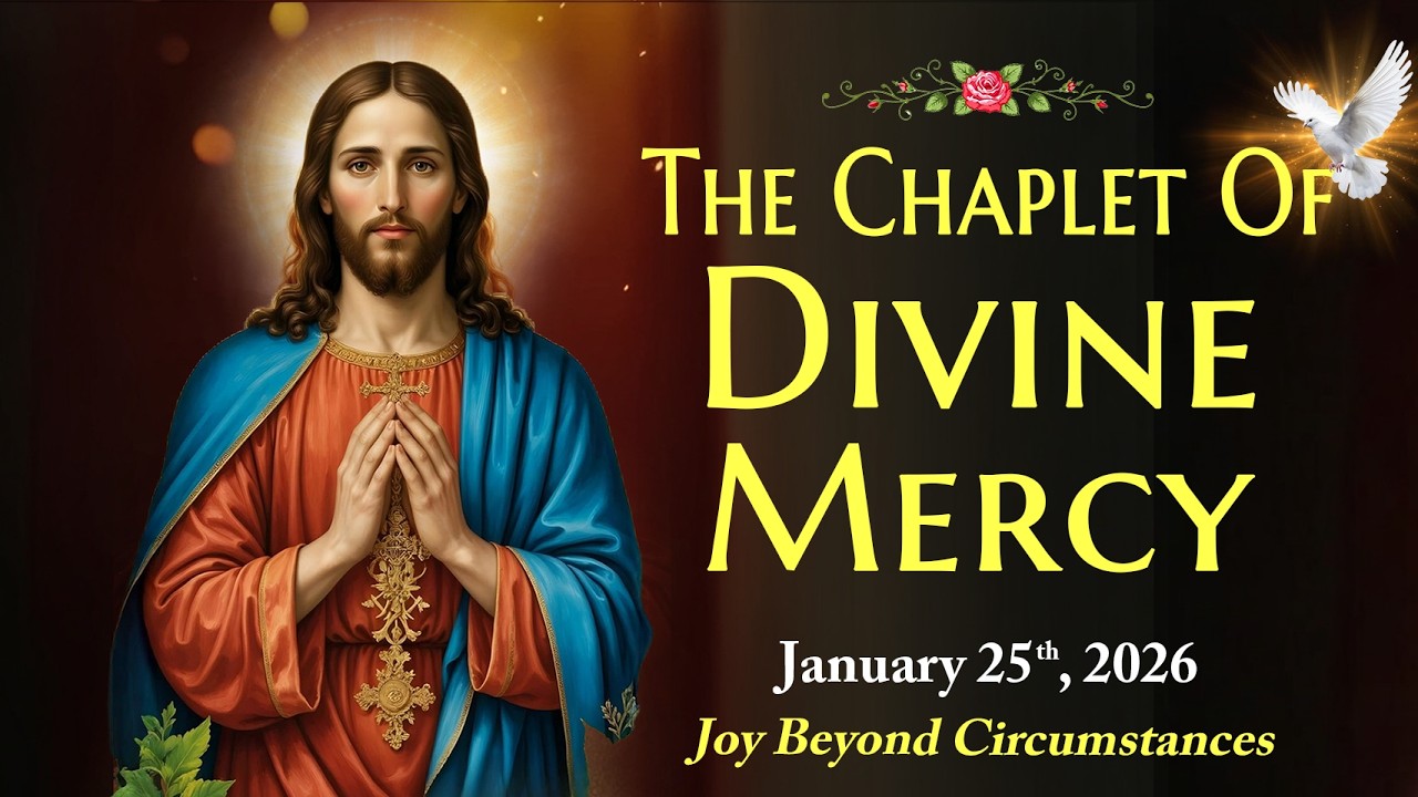 Daily Divine Mercy Chaplet | Sunday, 25/01/2026 🙏 Joy Beyond Circumstances