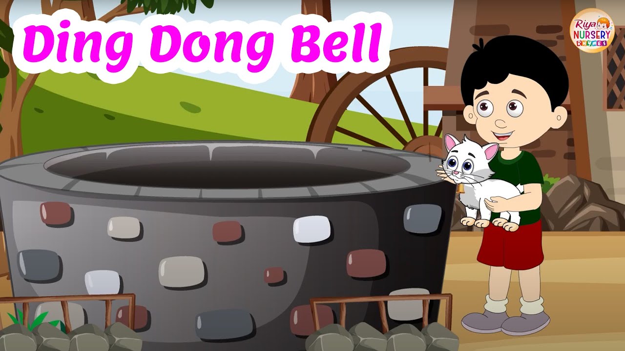 Ding Dong Bell : The Baby Cat Song | English Rhymes For Kids | Nursery Rhymes For Children