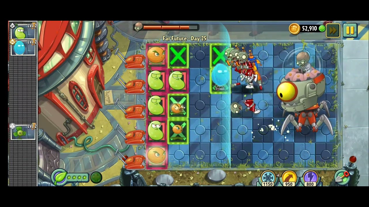 Far future zomboss fight!