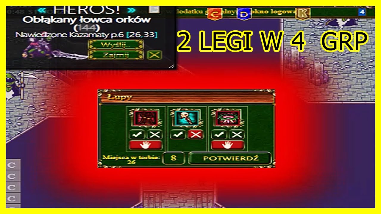 2 LEGENDY w 1 BICIU z Obła Mix Heros&oacute;w Unia/Pandora  Margonem